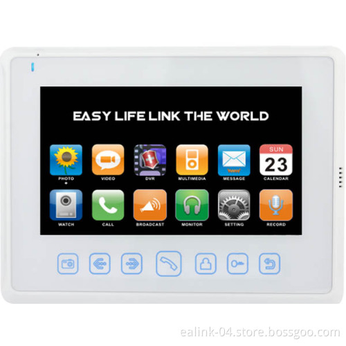 7 Inch Color Video Door Phone with Slim Body